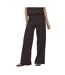 Pantalon fluide marron à pois femme jdy ebbie-1