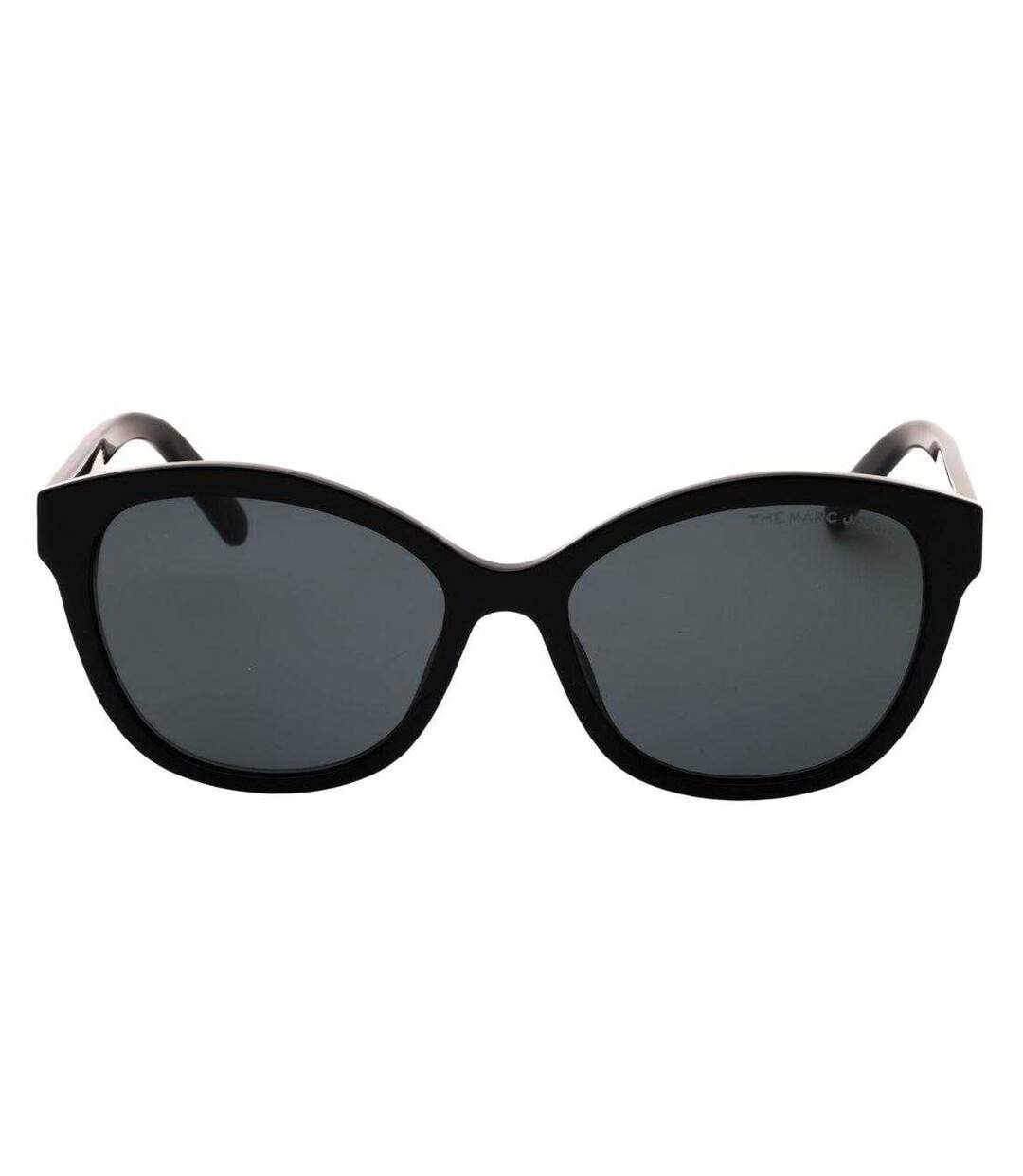 Lunettes De Soleil Motif/style Logo Femme Taille Unique Gris Noir Marc Jacobs-1