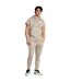 Mens Project Rock Fleece Icon Tapered Athletic Joggers Brown Under Armour-1