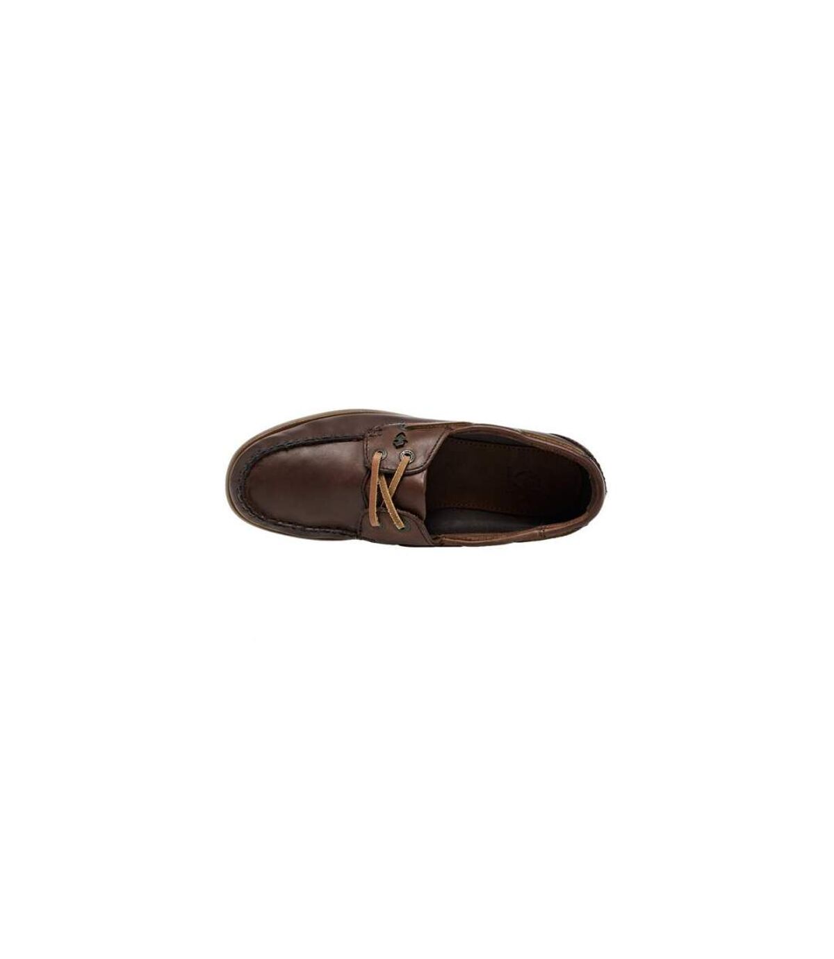 Moretta Womens/Ladies Avisa Leather Boat Shoes (Chestnut Brown) - UTER390