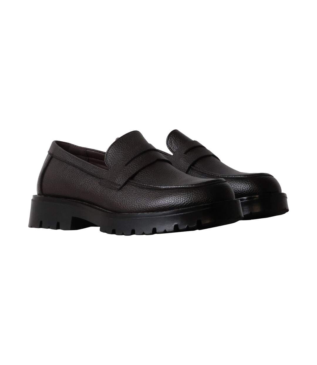Mocassin Cuir Basse Elong-3