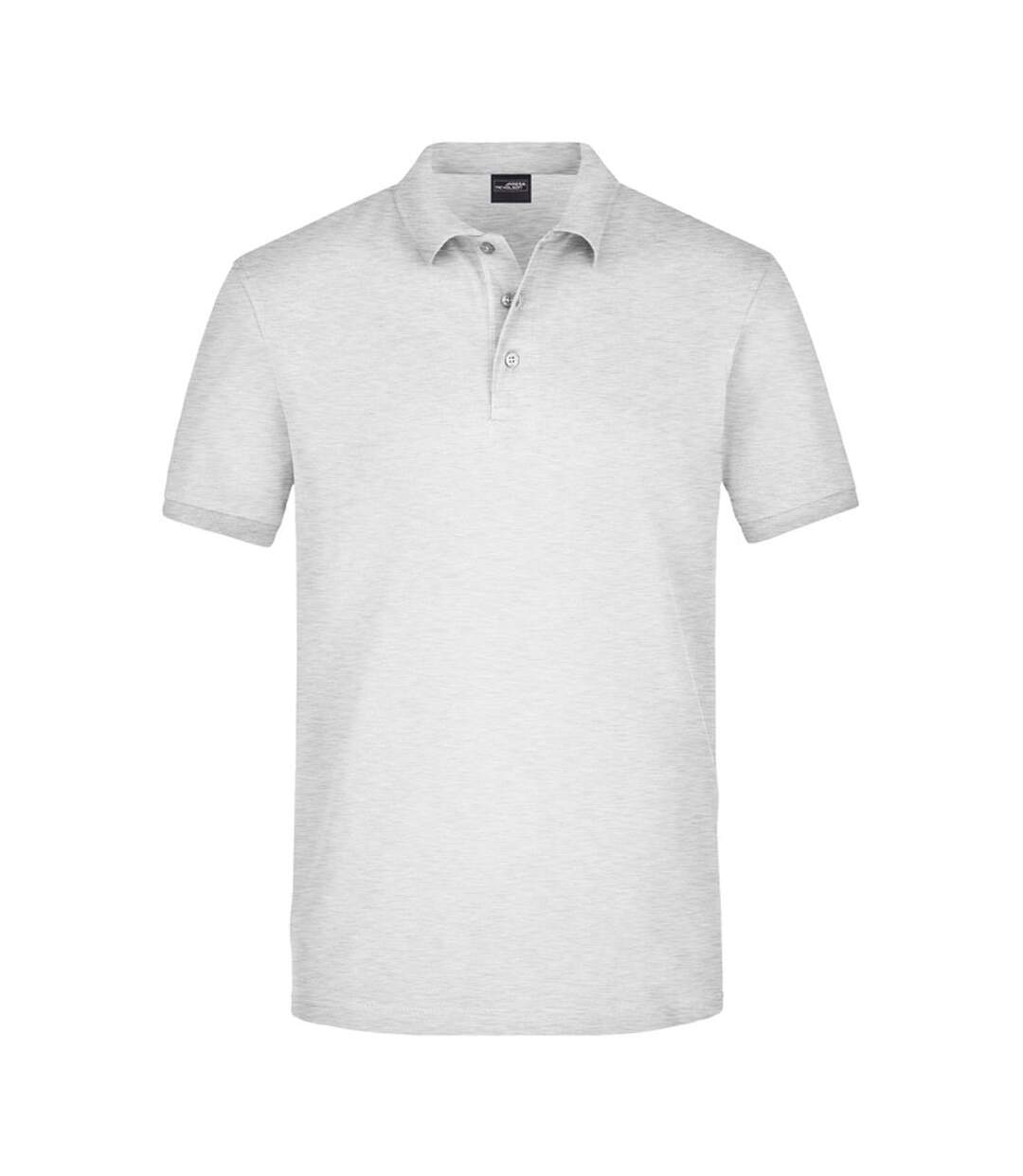 Polo Homme Gris Chiné James And Nicholson-1
