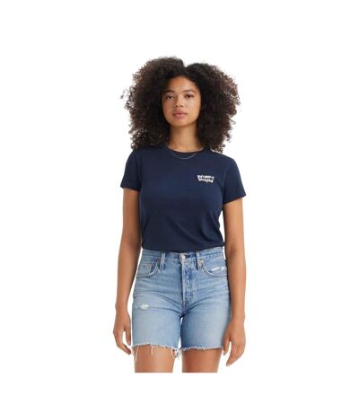 Womens/ladies The Perfect T-shirt Navy Levis
