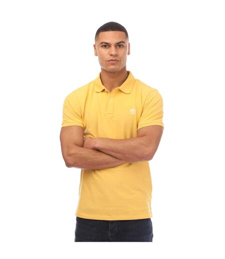 Polo Manches Courtes Oyster River Homme Jaune Timberland