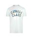 T-shirt Motif/style Logo Superposé Homme Blanc Cassé Cavalli Class-1