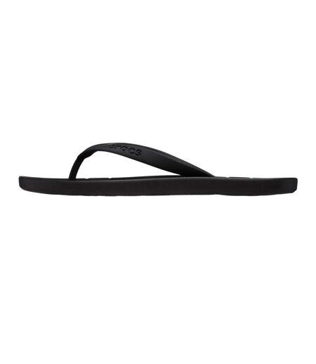 Mens Textile Flat Sandals Black Teva