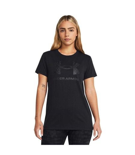 T-shirt Manches Courtes Motif/style Graphique Sportstyle Femme Noir Under Armour