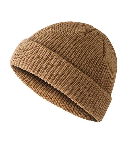 Fisherman Mini Recycled Beanie Marron Clair Beechfield