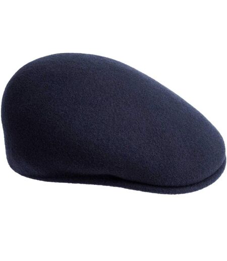 Unisex Adult 504 Wool Flat Cap Dark Blue Kangol