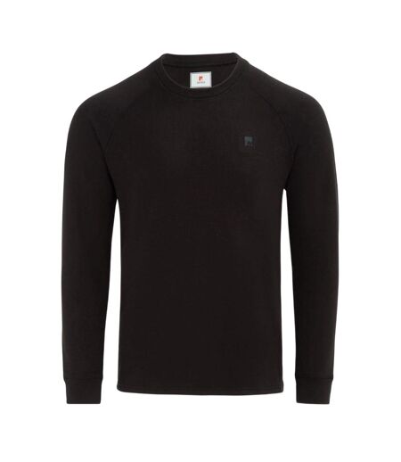 Mens Chamonix Raglan Sweatshirt Black Nevica