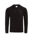 Mens Chamonix Raglan Sweatshirt Black Nevica-1