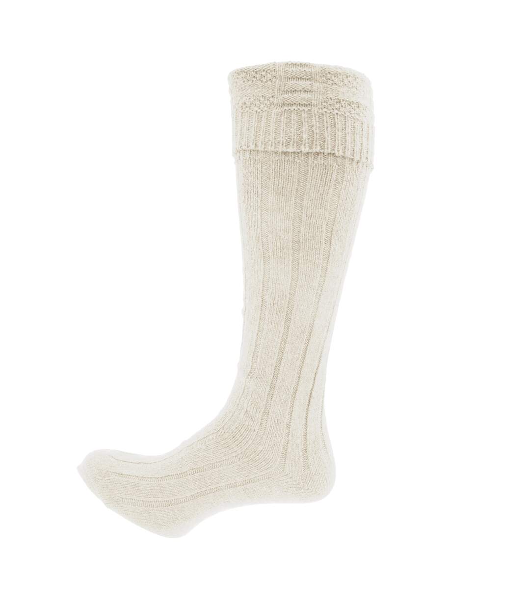 Chaussettes écossaises homme crème Universal Textiles