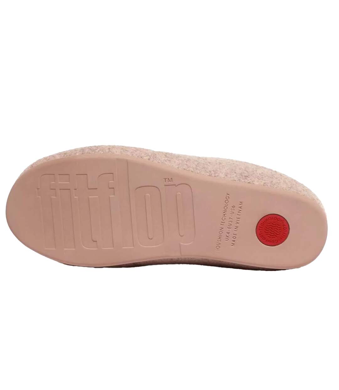 Chaussons Chrissie Haus E01 Femme Beige Fit Flop-3