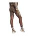 Cuissard De Cyclisme Motif/style Imprimé Léopard Femme Marron Adidas-4