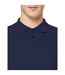 Polo Manches Longues Homme Bleu Marine Stedman-4