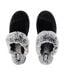 Womens/ladies Valerie Slippers Black Toms-4