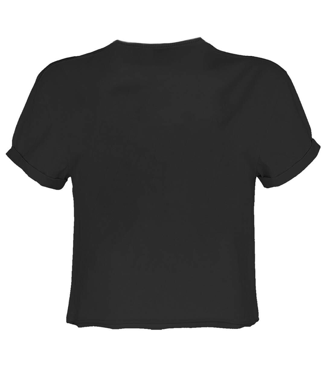 Womens/ladies Hand Up Olivia Rodrigo Crop Top Charcoal Amplified-2