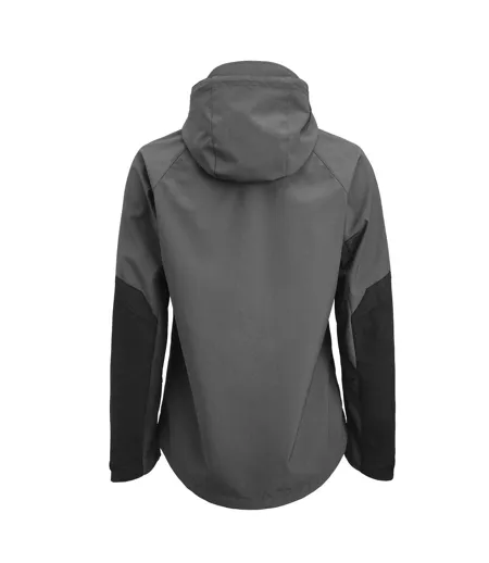 Veste Softshell Oxygen Femme Gris Foncé Noir Jobman