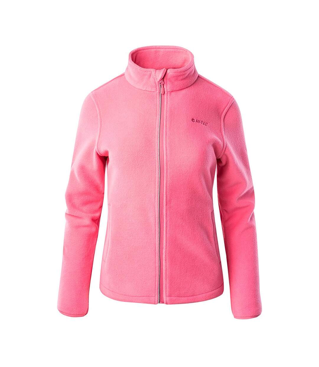 Veste polaire nader femme rose vif Hi-Tec-1