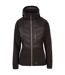 Womens/ladies Elvira Soft Shell Jacket Black Trespass-1