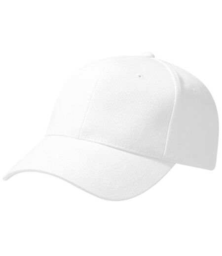 Lot de 2  casquettes de baseball 100% coton adulte blanc Beechfield