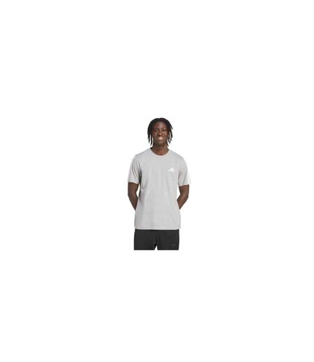 T-shirt Motif/style 3 Rayures Homme Gris Moyen Blanc Adidas