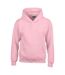 Sweat à capuche unisexe rose clair Gildan-1
