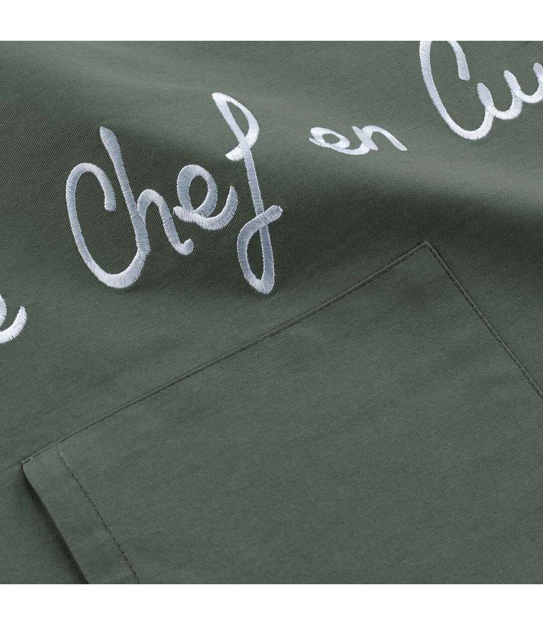 Tablier de Cuisine Cuistot 84cm Kaki-3