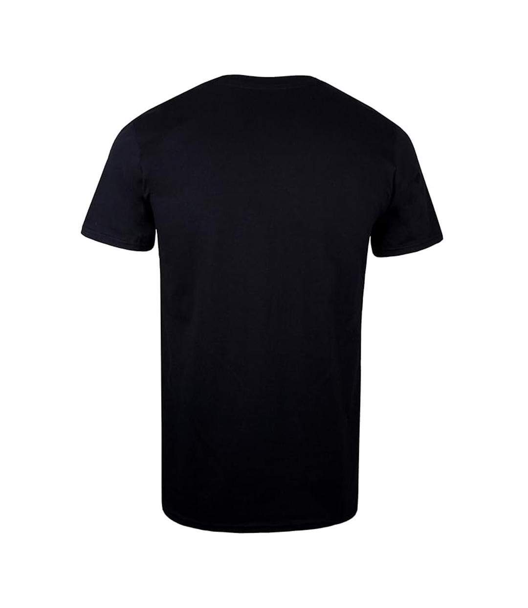 T-Shirt noir homme comics batman grave-2