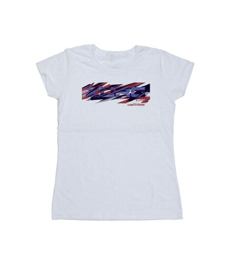 Disney Femme/Ladies Lightyear Zurg Graphic Title Cotton T-Shirt (Blanc) - UTBI29096