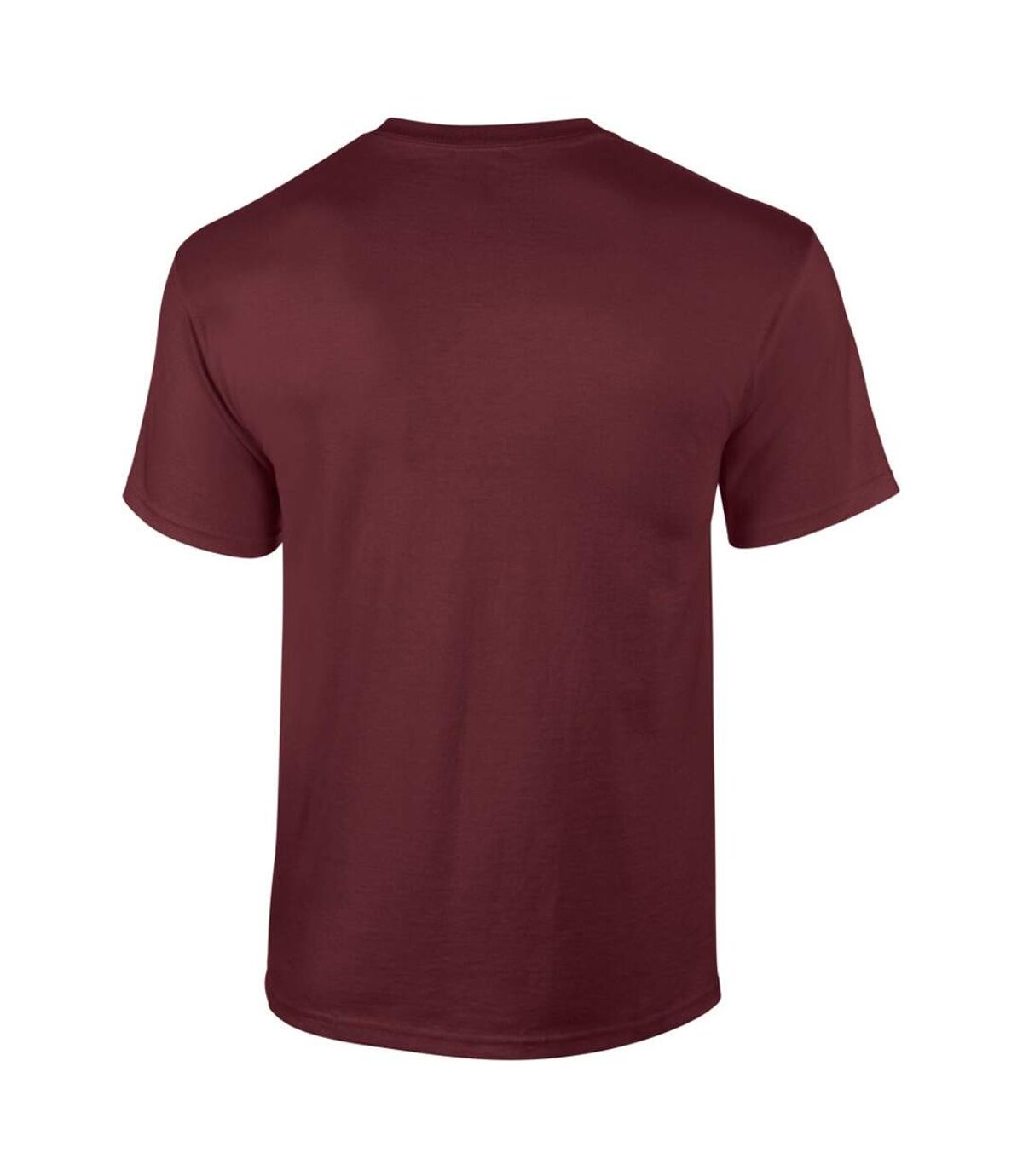 Gildan Mens Ultra Cotton Short Sleeve T-Shirt (Maroon)