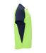 T-shirt Bugatti Adulte Vert Fluo Bleu Marine Roly Sport-3