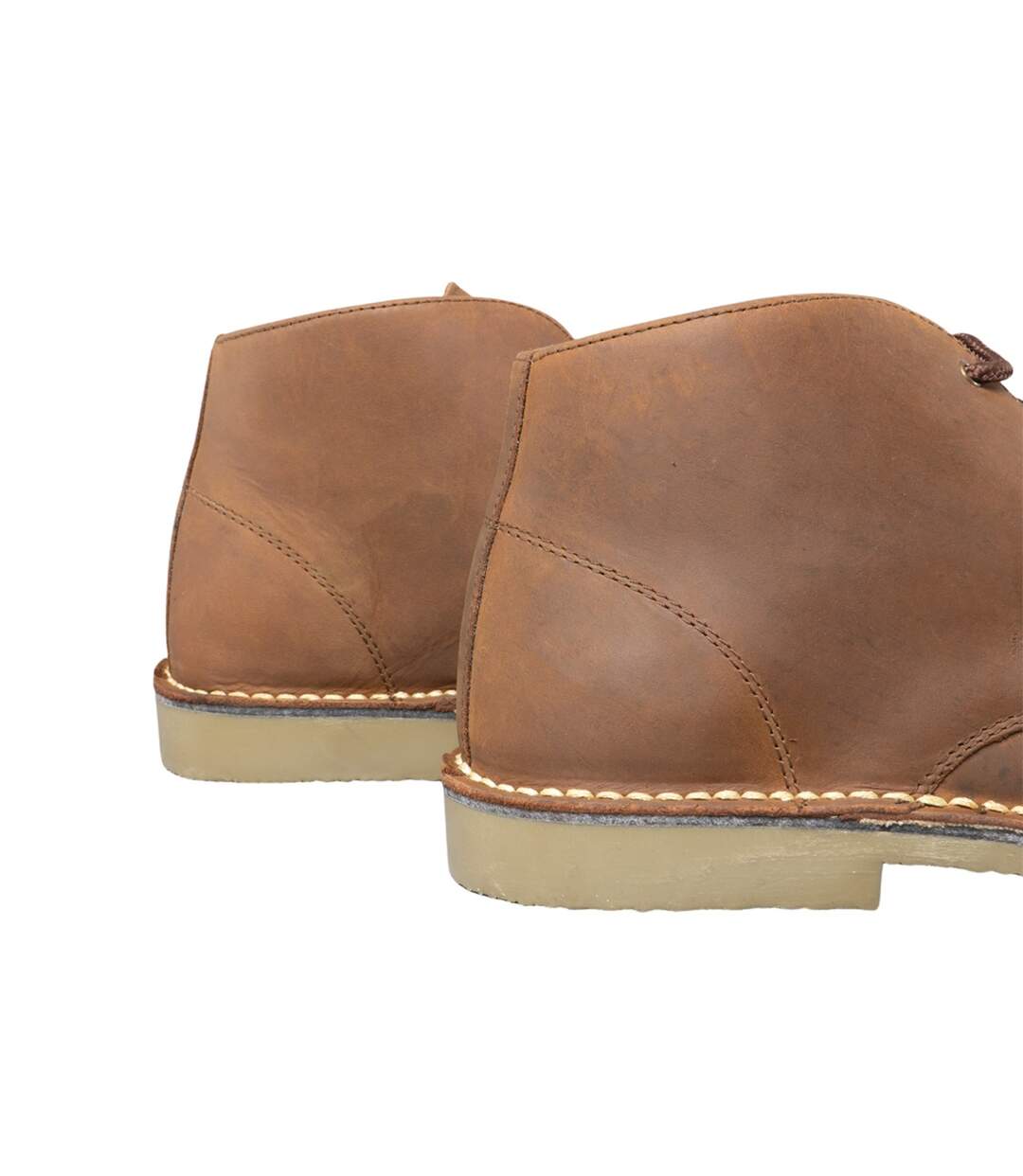 Desert boots homme marron Roamers-4