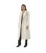 Manteau Femme Blanc Cassé Principles-1