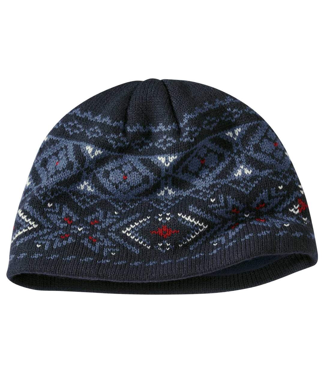 Men's Navy Microfleece-Lined Hat-1