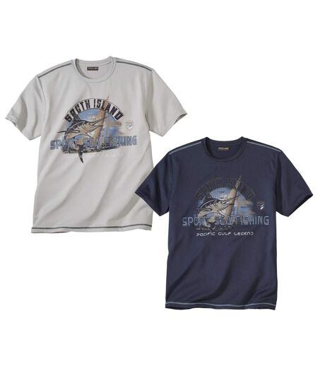 Set van 2 sportieve Sea Fishing T-shirts