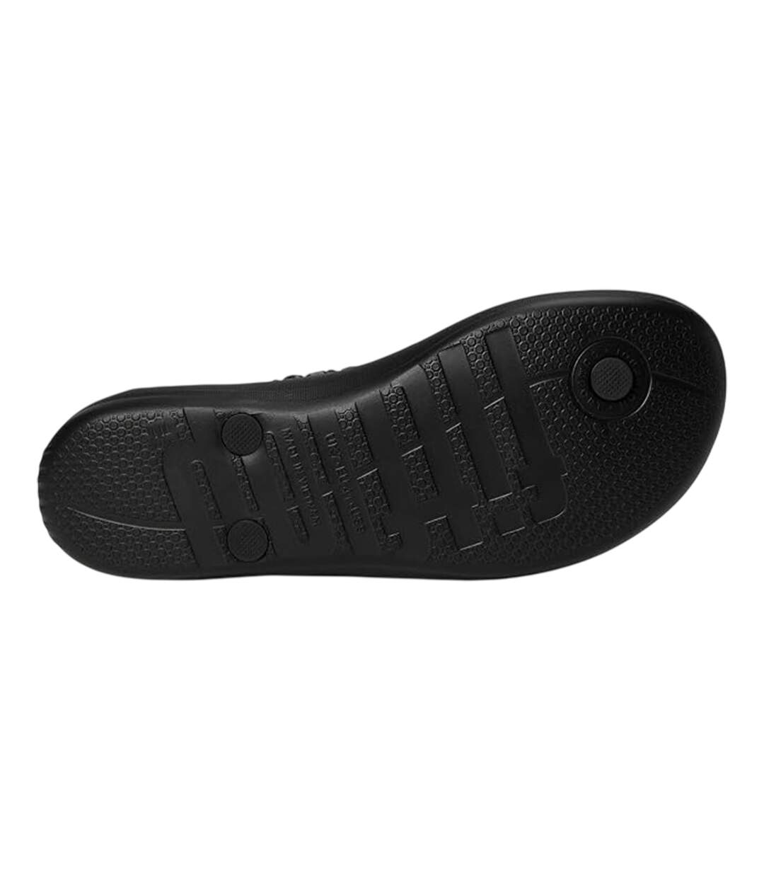 Womens/ladies Iqushion Crystal Flip Flops Black FitFlop-4