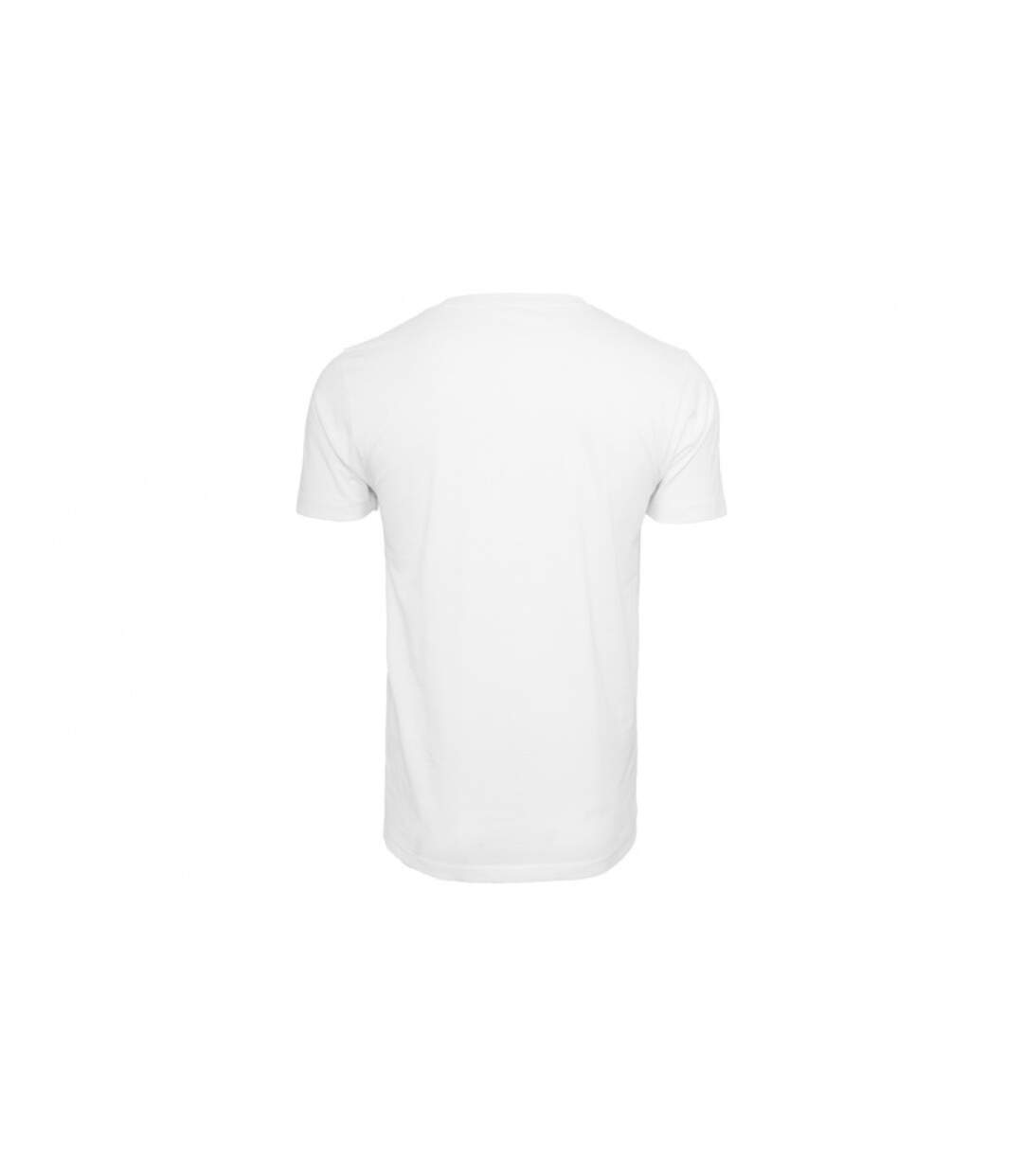 T-shirt A Burger Homme Blanc Mister Tee-2