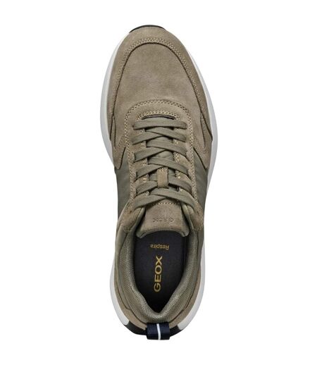 Baskets u volpiano homme vert de gris Geox