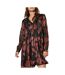 Robe noire/rouge femme kaporal moon-1