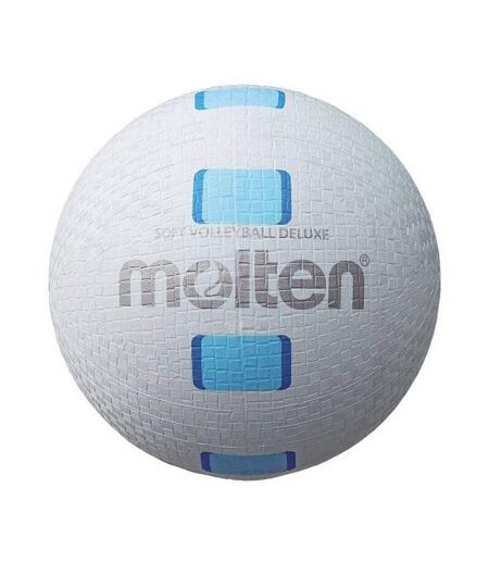 Ballon De Volley-ball Deluxe Taille Unique Blanc Bleu Molten