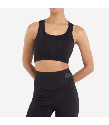 Womens/ladies pro training sports bra black Umbro