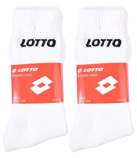 Chaussettes Homme LOTTO Pack de 6 paires TENNIS 6014