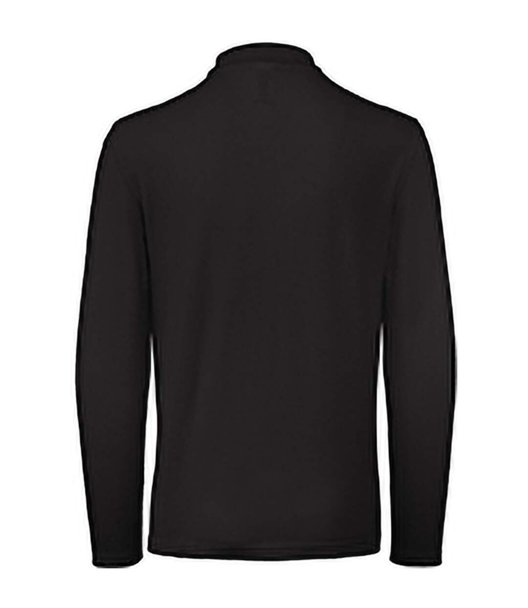 Polo Manches Longues Id.001 Homme Noir B&C-2
