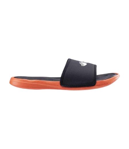 Claquettes Peles Homme Noir Orange Aquawave