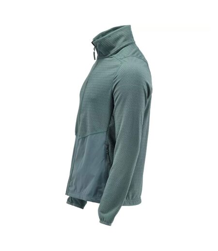 Mens Customised Patterned Fleece Jacket Light Forest Green Mascot