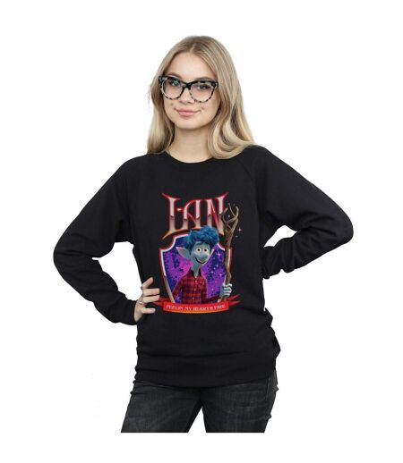 Disney Sweatshirt Onward Ian Heart's Fire - Femmes/Dames (Noir) - UTBI32452