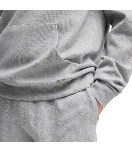Sweat À Capuche Détente Homme Gris Boss