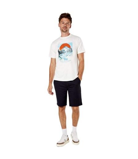 T-shirt back to nature homme blanc Maine