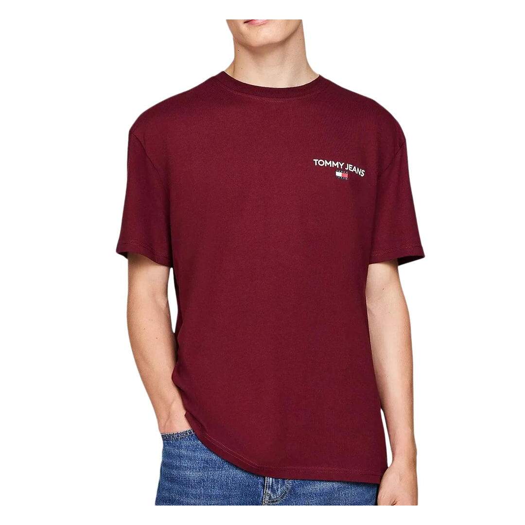 T-shirt Bordeaux Homme Tommy Hilfiger Pri - L-1